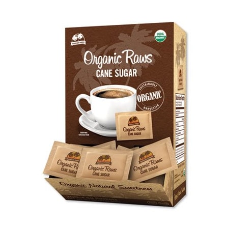 Sugar Foods Raw Turbinado Sugar Packets, 0.16 Oz Packet, 200 Packets/box 83035